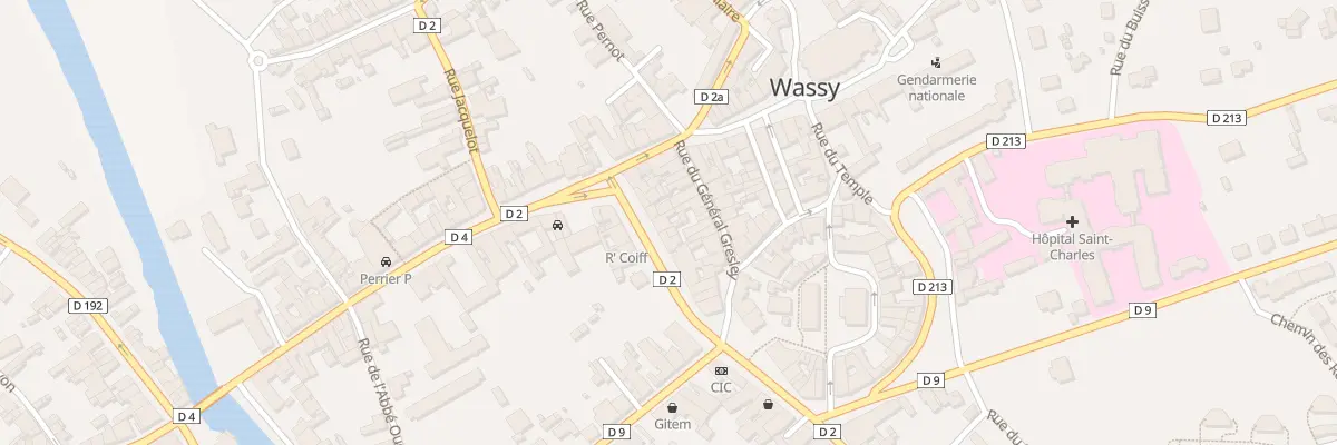 Plan du 7 Rue du Général Defrance à Wassy