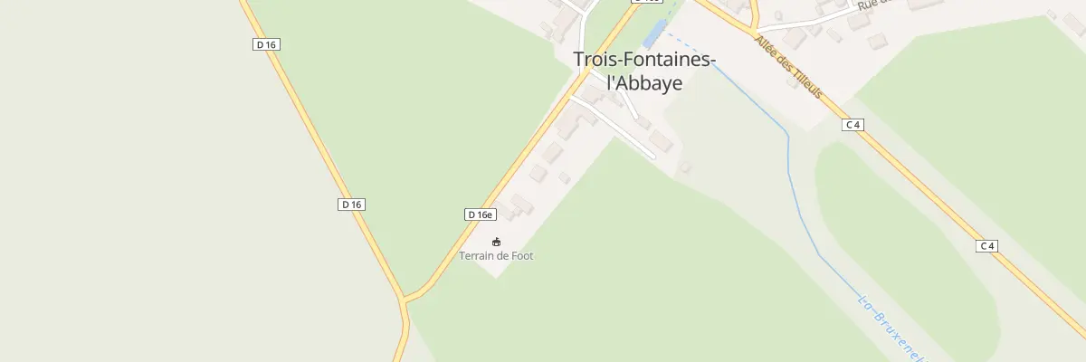 Plan du 6 Rue de Saint Bernard à Trois-Fontaines-l’Abbaye