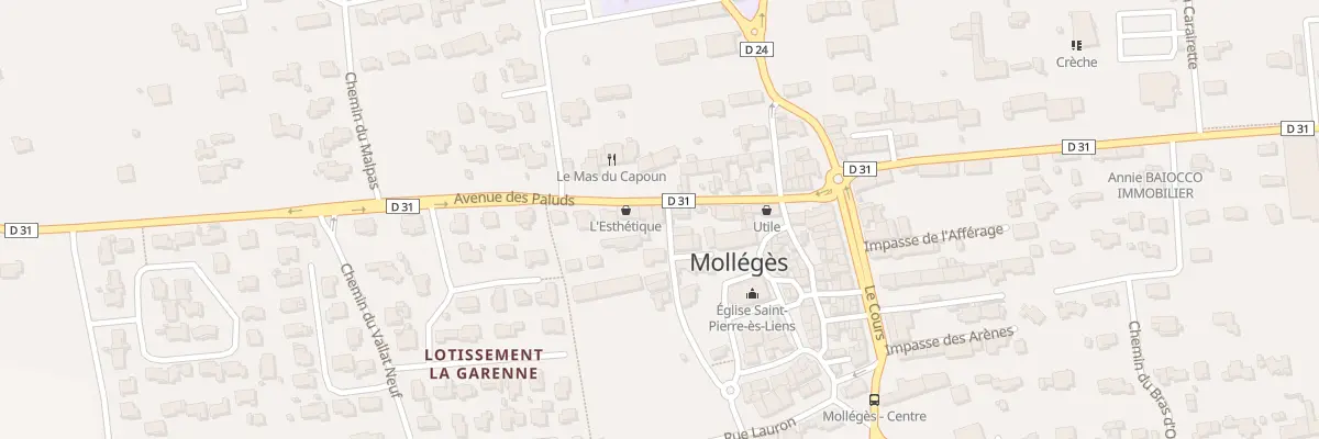 Plan du 6 Av Montmajour à Mollégès