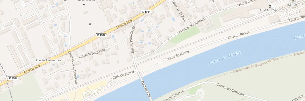 Plan du 117 Av des Balmes à Miribel