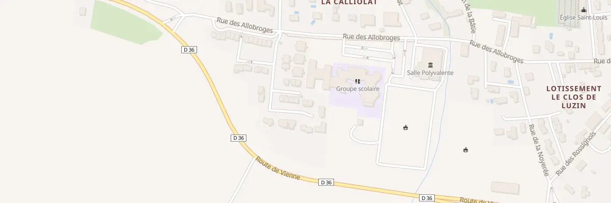 Plan du 331 Rue des Allobroges à Luzinay