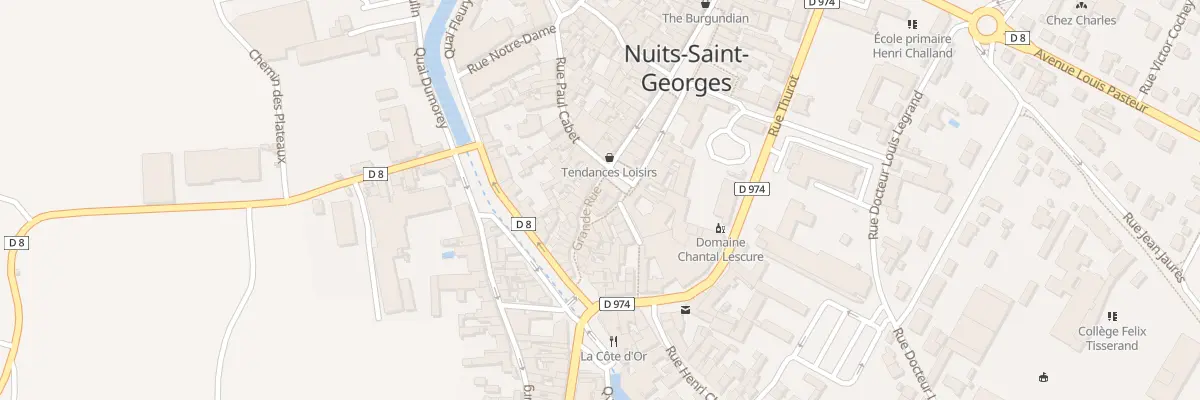 Plan du 23 Grande Rue à Nuits-Saint-Georges