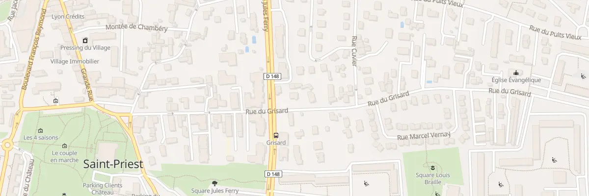 Plan du 23 Rue du Grisard à Saint-Priest