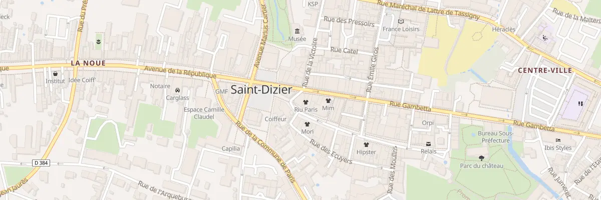 Plan du 7 Rue Notre Dame à Saint-Dizier