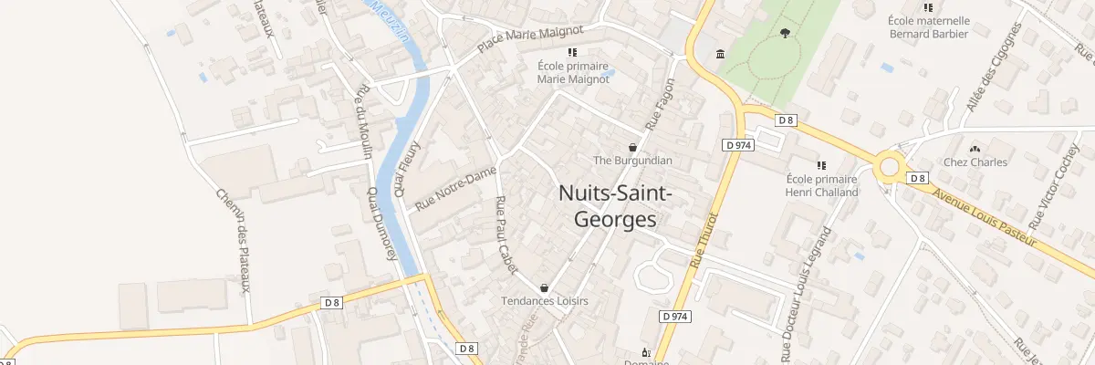Plan du 9 Rue du Grenier à Sel à Nuits-Saint-Georges