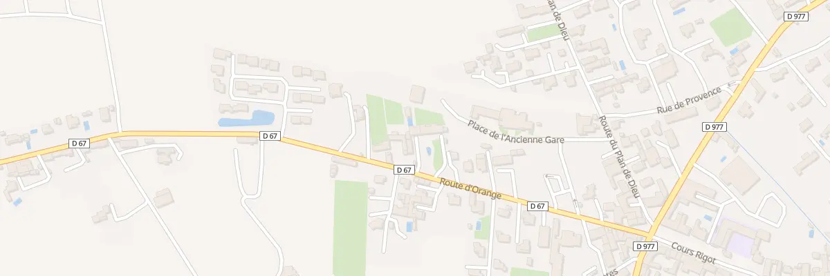 Plan du 5269 Rte d’Orange à Violès