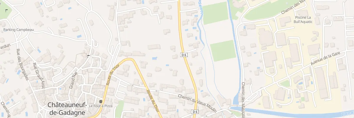 Plan du 257 Rte de St Saturnin à Châteauneuf-de-Gadagne
