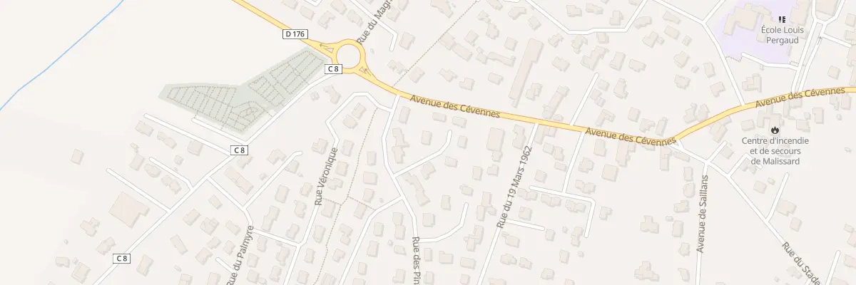 Plan du 1 Rue des Coquelicots à Malissard