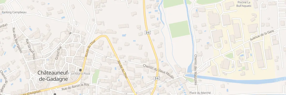 Plan du 207 Rte de St Saturnin à Châteauneuf-de-Gadagne