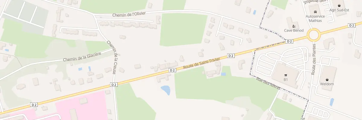 Plan du 51 Rte de St Trivier à Pont-de-Vaux
