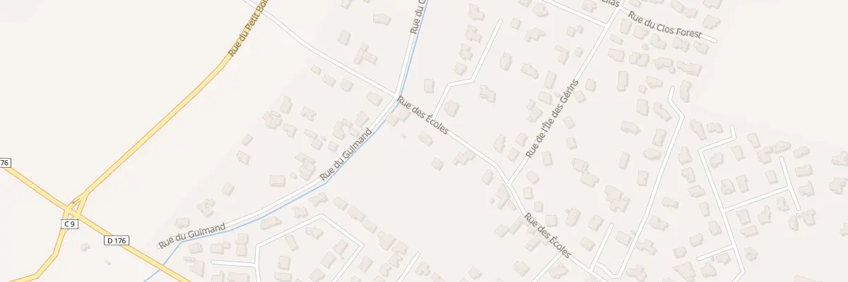Plan du 33 Rue des Ecoles à Malissard