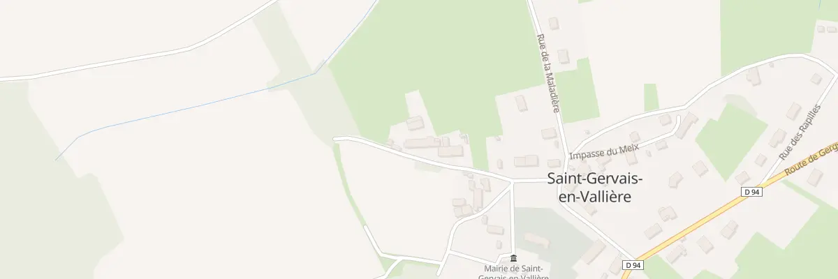 Plan du 5 Imp de la Pertusotte à Saint-Gervais-en-Vallière
