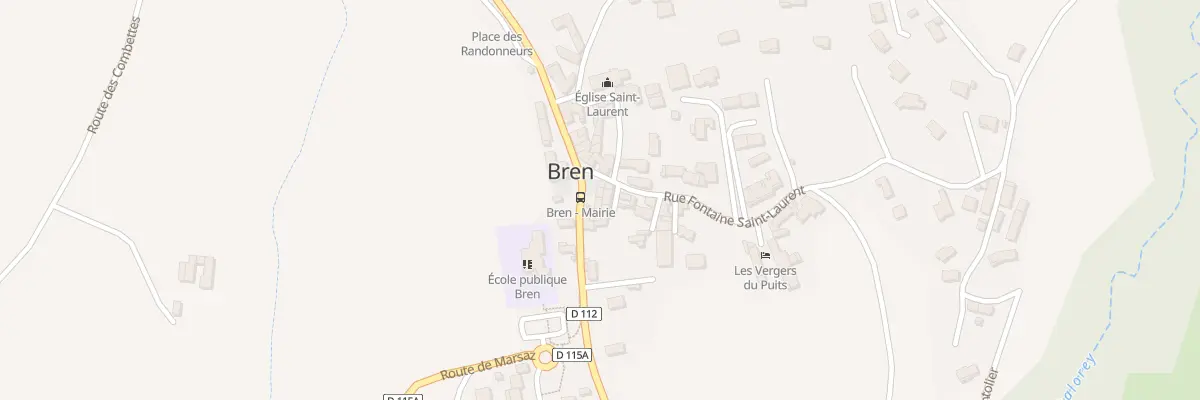Plan du 17 Imp de l’Oule à Bren