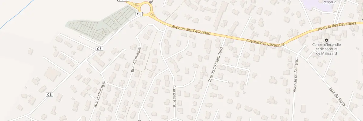 Plan du 2 Rue des Coquelicots à Malissard