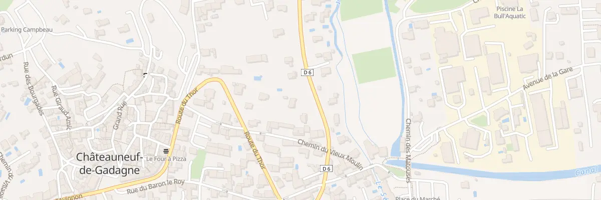 Plan du 207 Rte de Saint Saturnin à Châteauneuf-de-Gadagne