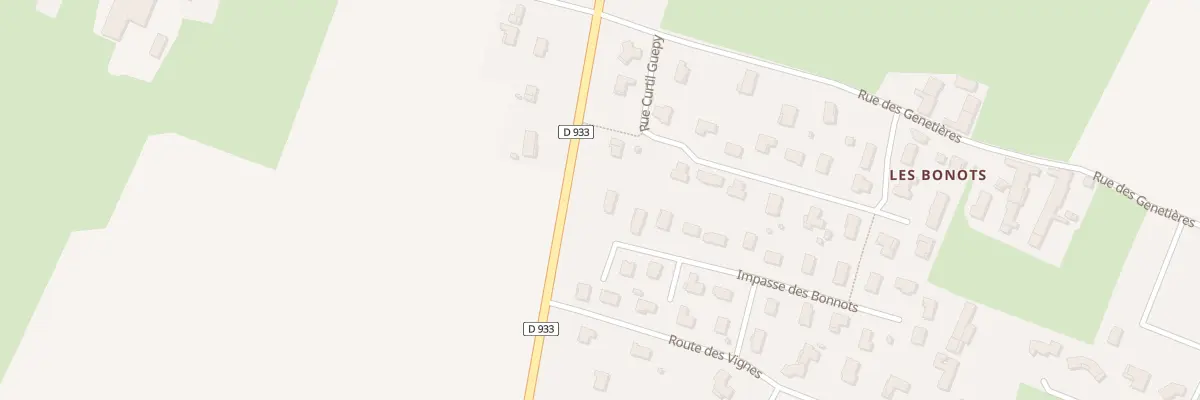 Plan du 26 Lot Les Bonnots à Saint-Bénigne