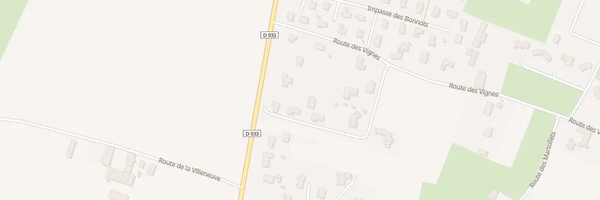 Plan du 1587 Rte de Cuisery à Saint-Bénigne