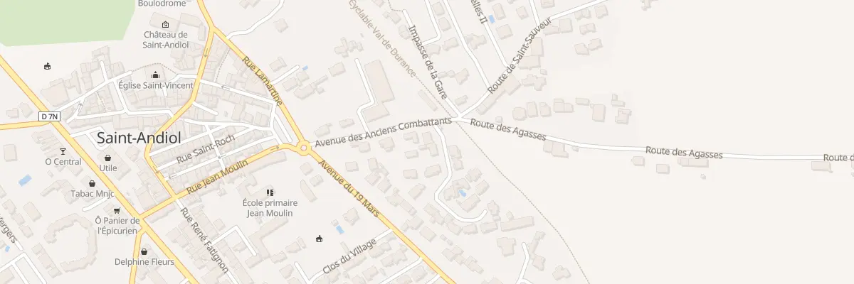 Plan du 1 Lot Le St Claude à Saint-Andiol