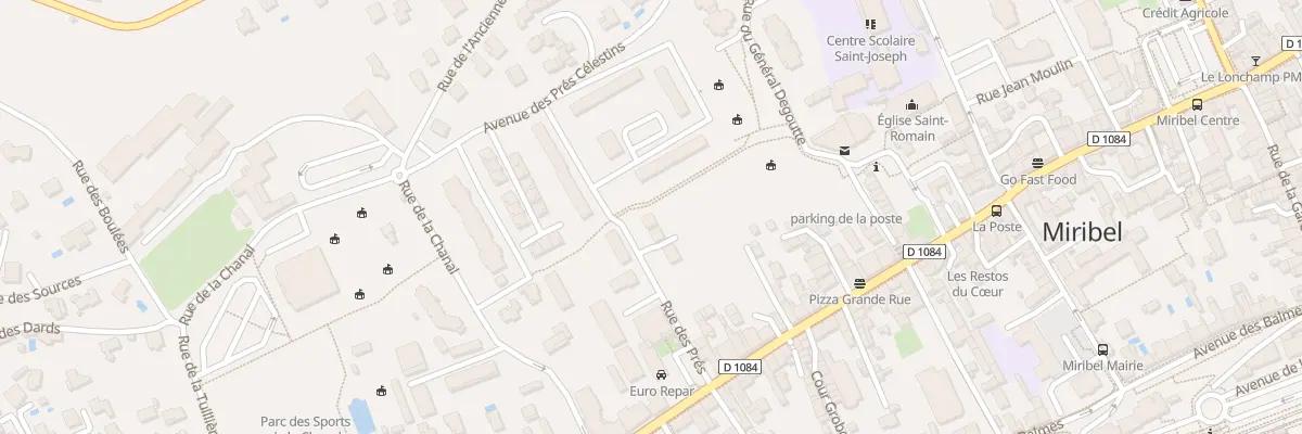 Plan du 76C Rue des Pres à Miribel