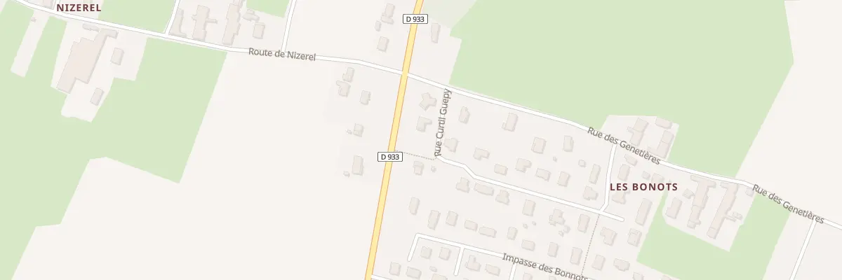 Plan du 333 Rue Curtil Guepy à Saint-Bénigne