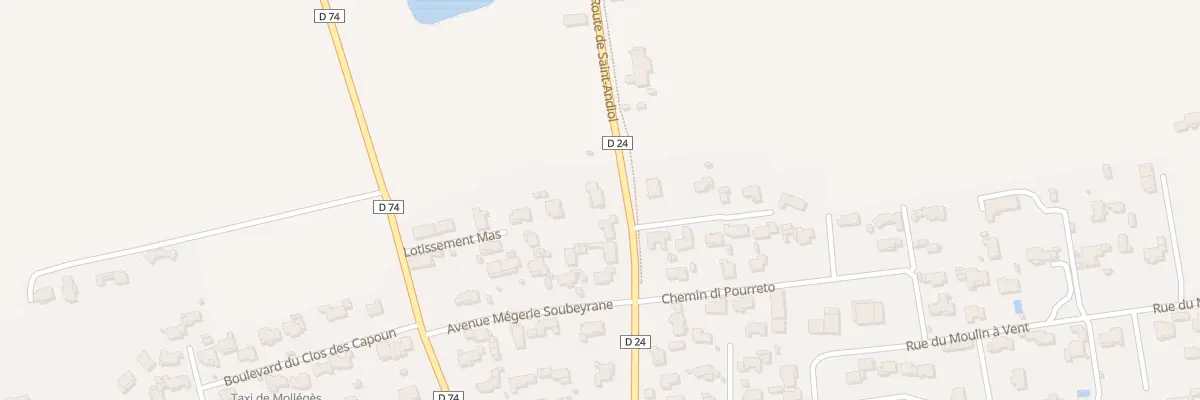Plan du 15 Rte de Saint Andiol à Mollégès