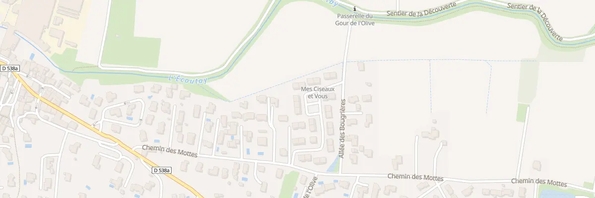 Plan du 19 Rue Gour de l’Olive à Beaumont-lès-Valence