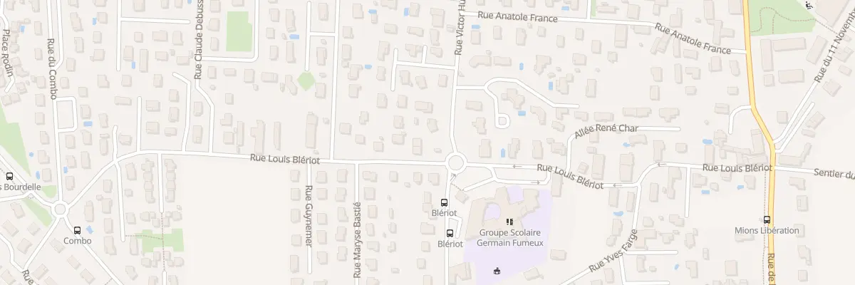 Plan du 25 Rue Victor Hugo à Mions