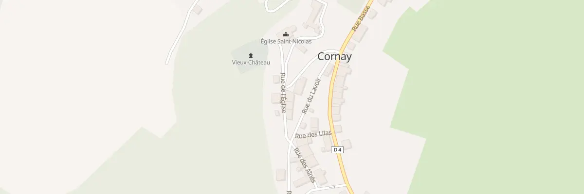 Plan du 6 Rue de l’Eglise à Cornay