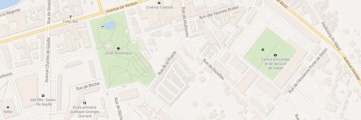 Plan du 3 Rue La Prairie à Sedan