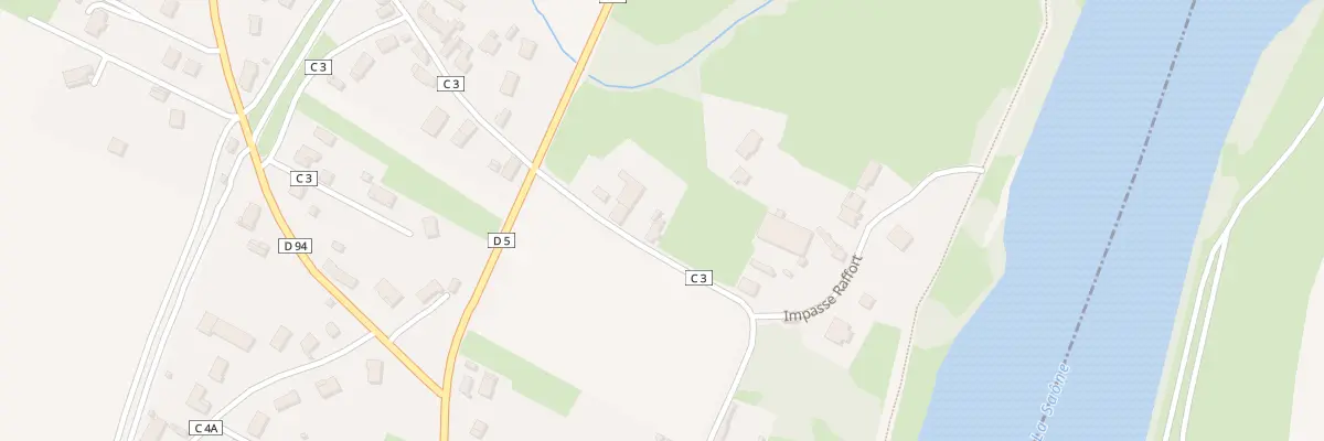 Plan du 42 Rue Raffort à Gergy