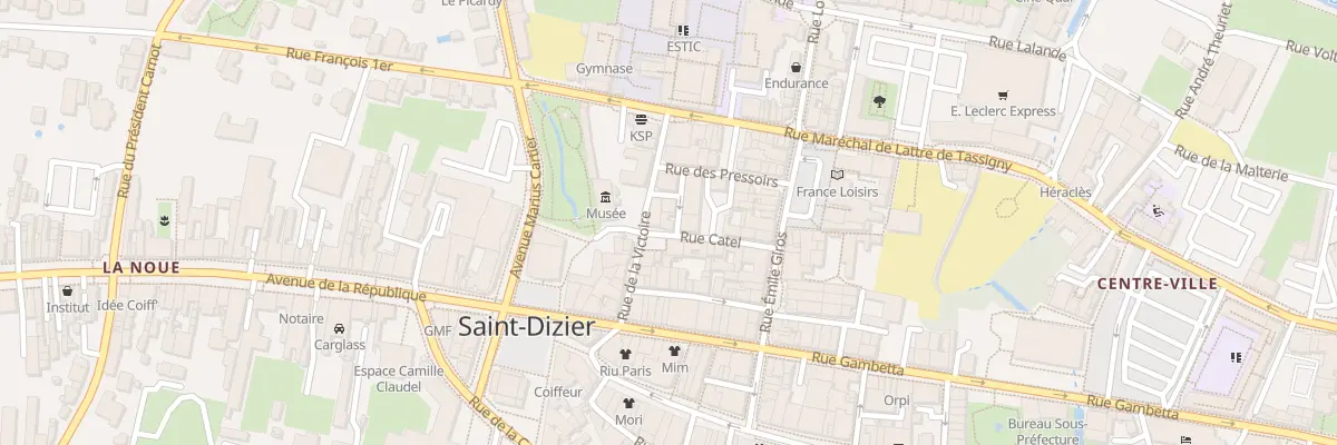 Plan du 1 All du Petit Bourg à Saint-Dizier