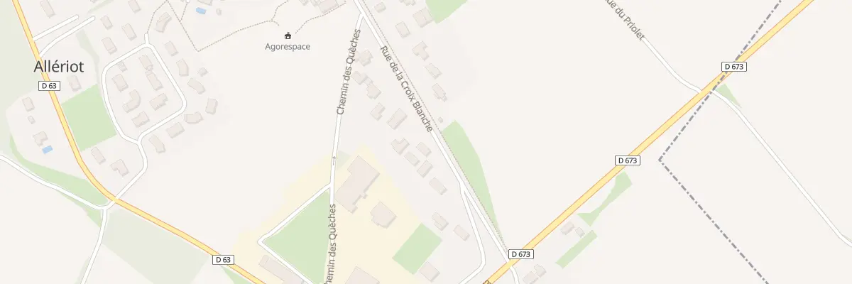 Plan du 46A Rue de la Croix Blanche à Allériot