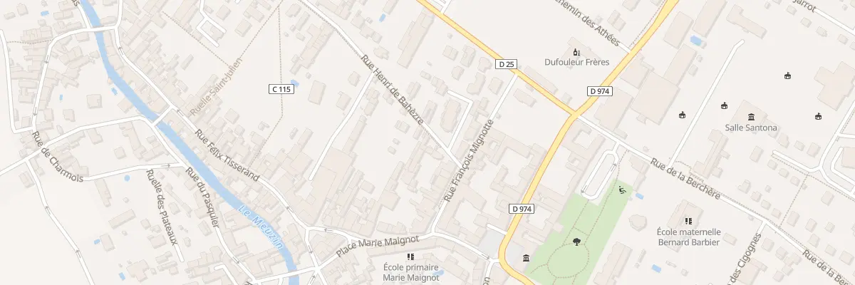 Plan du 7 Rue Henri de Bahèzre à Nuits-Saint-Georges