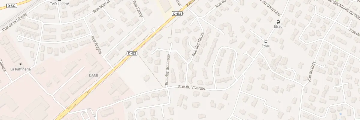 Plan du 1 Rue des Fleurs à Saint-Marcel-lès-Valence