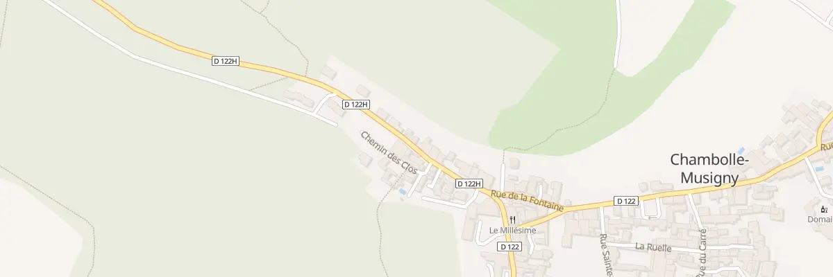 Plan du 14 Rue Amont à Chambolle-Musigny