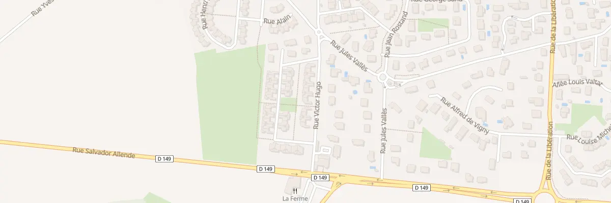 Plan du 87 Rue Victor Hugo à Mions