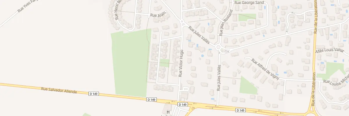 Plan du 85 Rue Victor Hugo à Mions