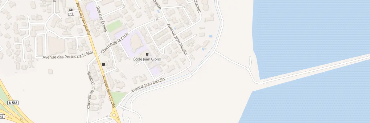 Plan du 4 Av Jean Moulin à Fos-sur-Mer