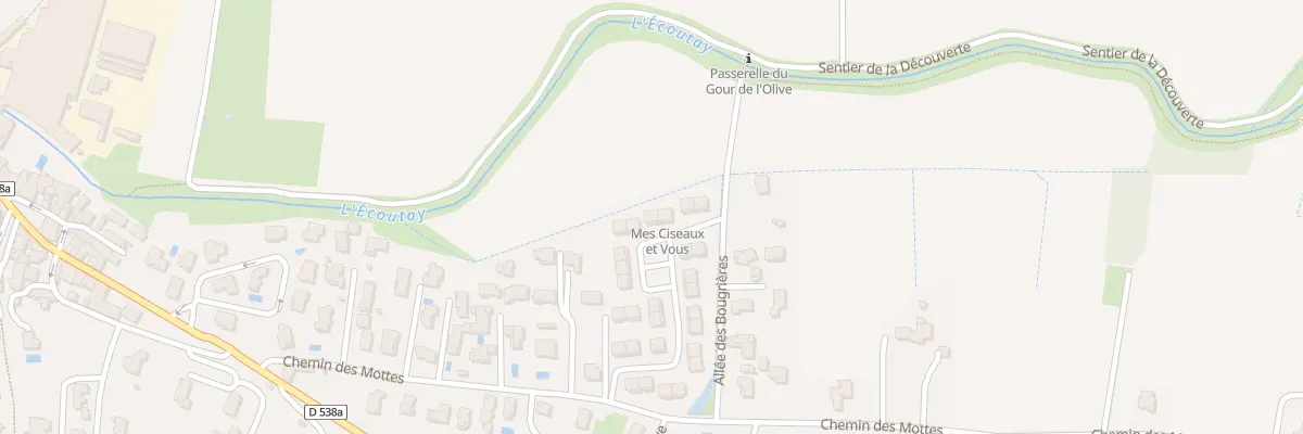 Plan du 16 Rue Gour de l’Olive à Beaumont-lès-Valence