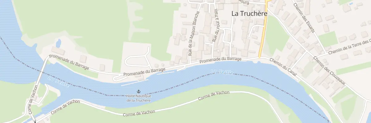 Plan du 5058 Prom du Barrage à La Truchère