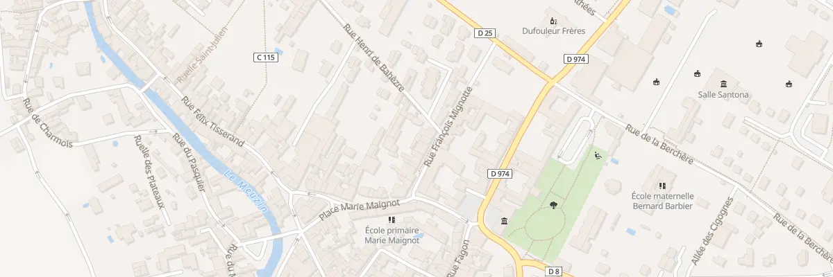 Plan du 15 Rue François Mignotte à Nuits-Saint-Georges