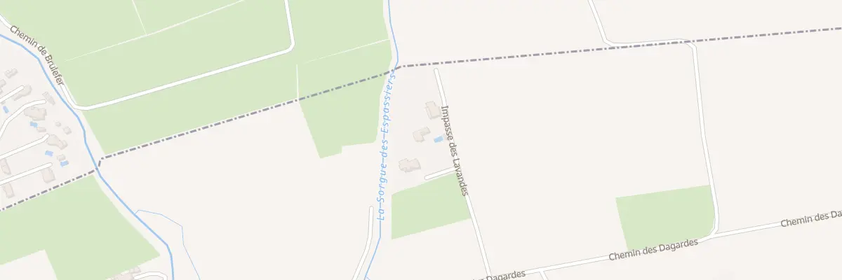 Plan du 197 Imp des Lavandes à Jonquerettes