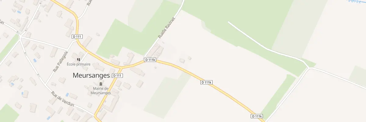 Plan du 11 Rue Paul Martin (Le Bourg) à Meursanges