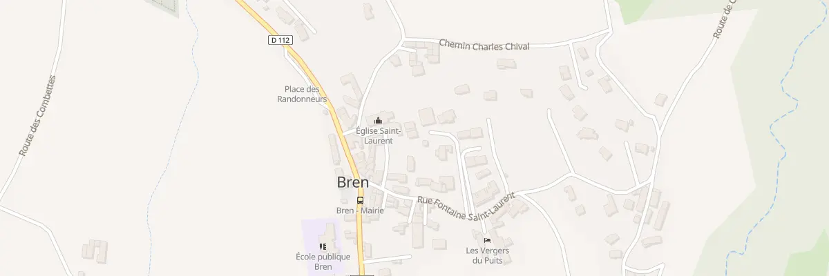 Plan du 89A Imp de la Source à Bren