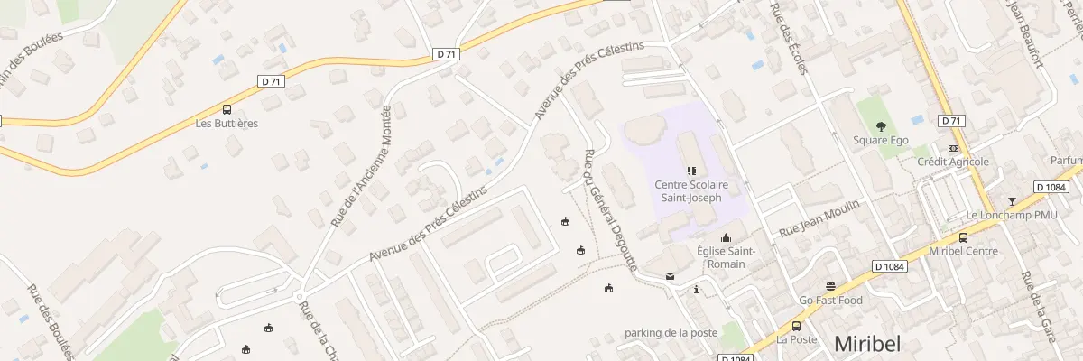 Plan du 391 Rue du Gen Degoutte à Miribel