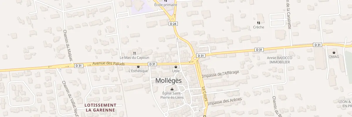 Plan du 50 Rue Grand’Rue à Mollégès