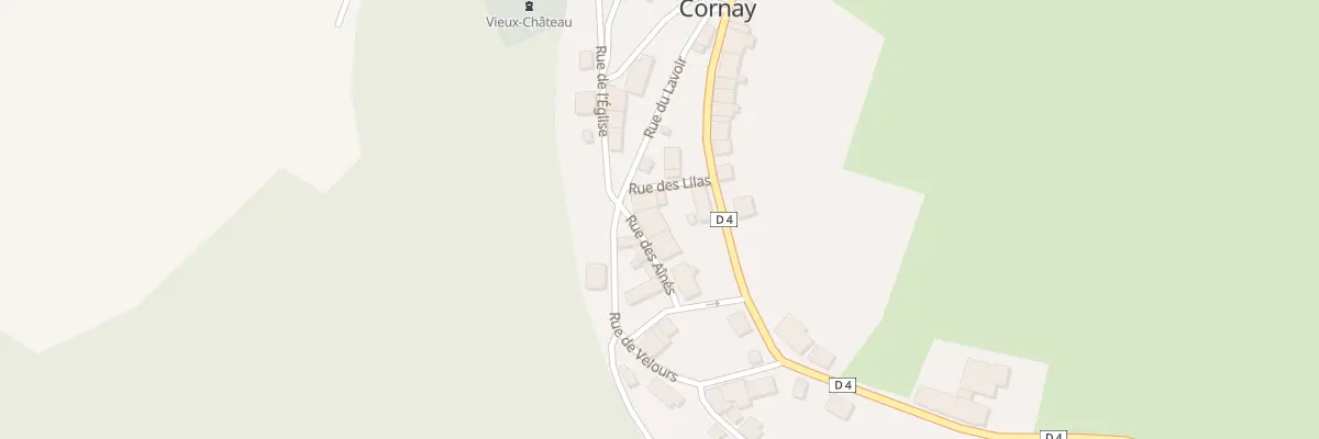 Plan du 3 Rue des Aines à Cornay
