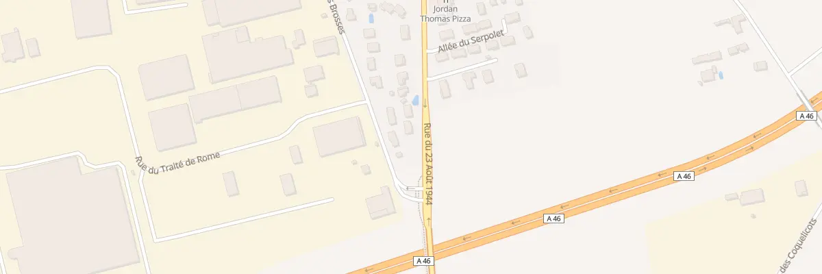 Plan du 35 Rue du 23 Août 1944 à Mions