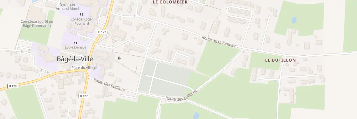 Plan du 97H Rue de la Marpa à Bâgé-Dommartin