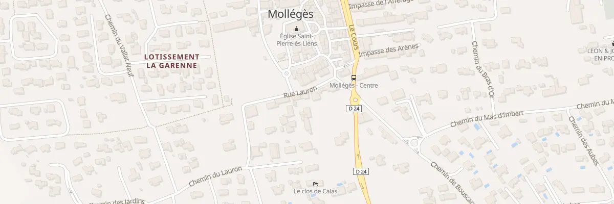 Plan du 51 Av du Lauron à Mollégès